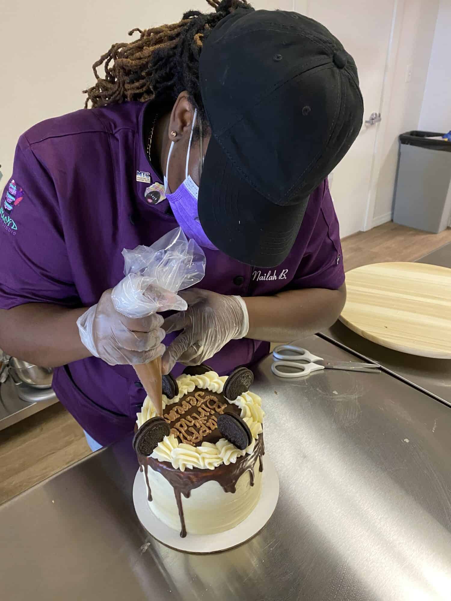 Custom cake business owner realizes lifelong dream