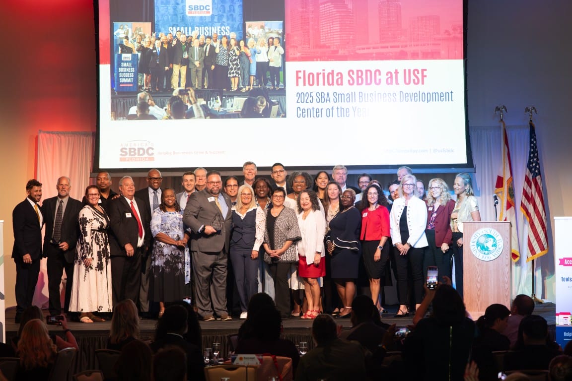 SBA 2025 Small Business Development Center of the Year: Florida SBDC at USF SBA 2025 Small Business Development Center of the Year: Florida SBDC at USF