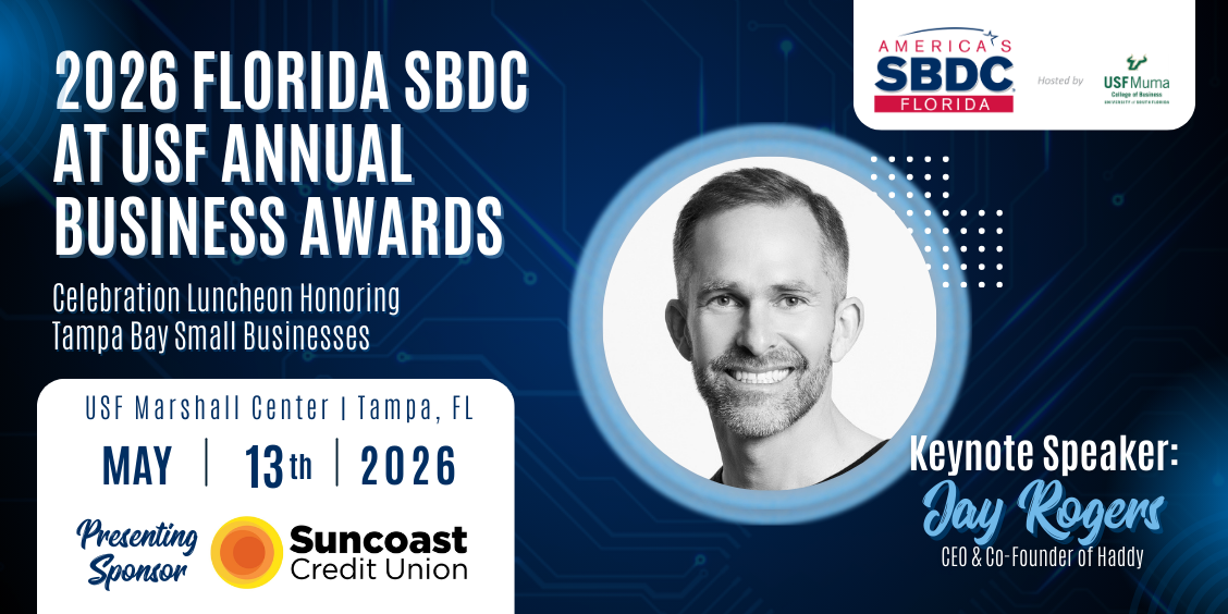 Join Us for the Annual Florida SBDC at USF Business Awards