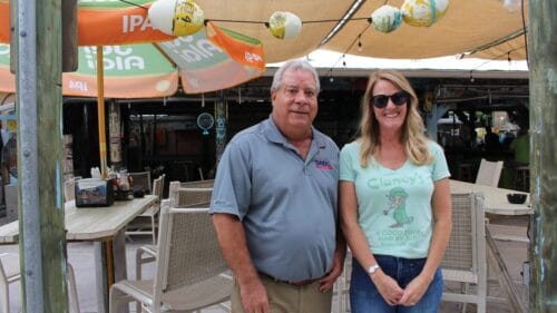 Dana Rothgery, Owner of Clancy's with Brad Mix, Florida SBDC at USF Business Consultant